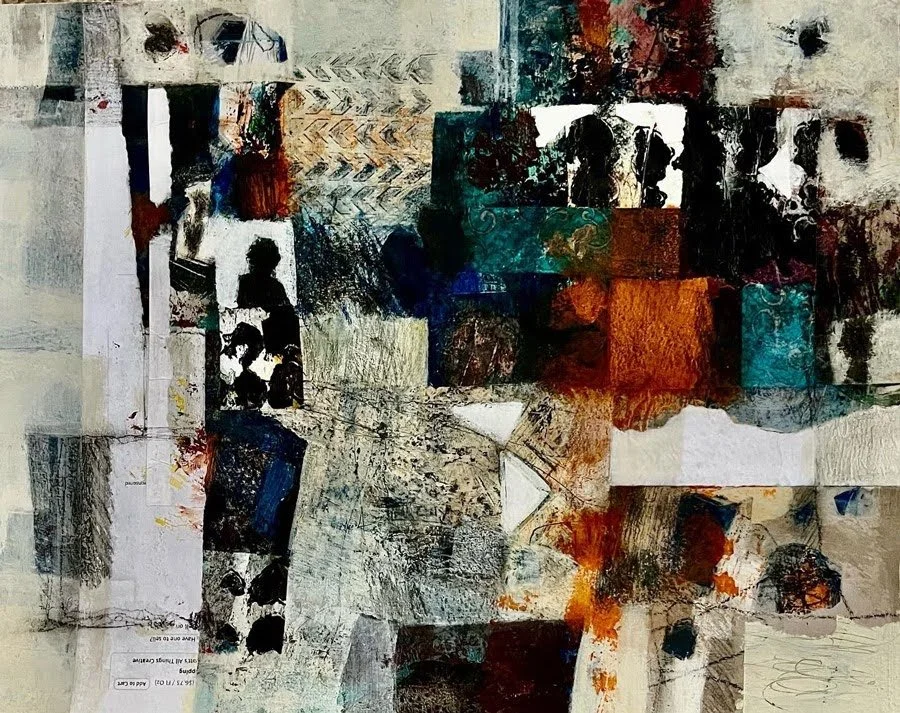 Close up of abstract, Looking Out Windows