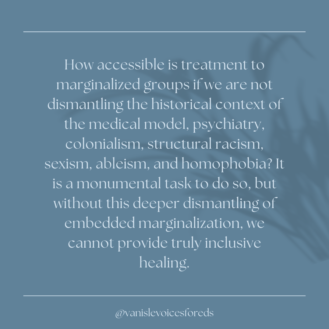 When it comes to eating disorder treatment settings and a patient's suitability there is an important distinction in how we talk about the distress that can arise in clinical settings. Patients are not (4).png