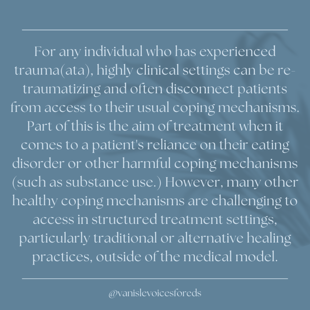 When it comes to eating disorder treatment settings and a patient's suitability there is an important distinction in how we talk about the distress that can arise in clinical settings. Patients are not (1).png