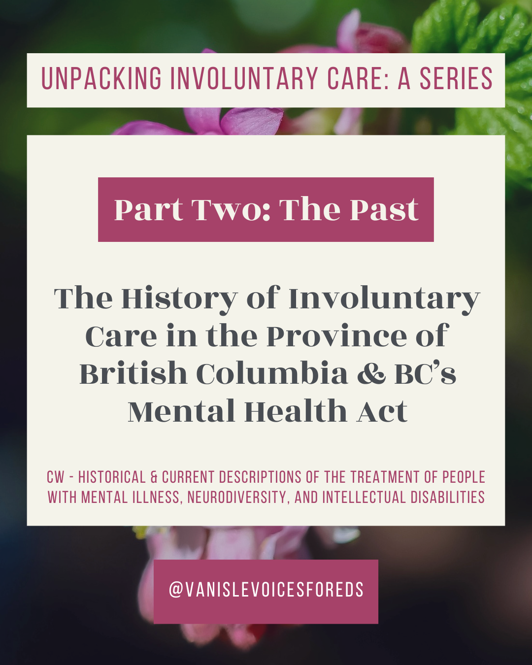 Unpacking Involuntary Care: A Series