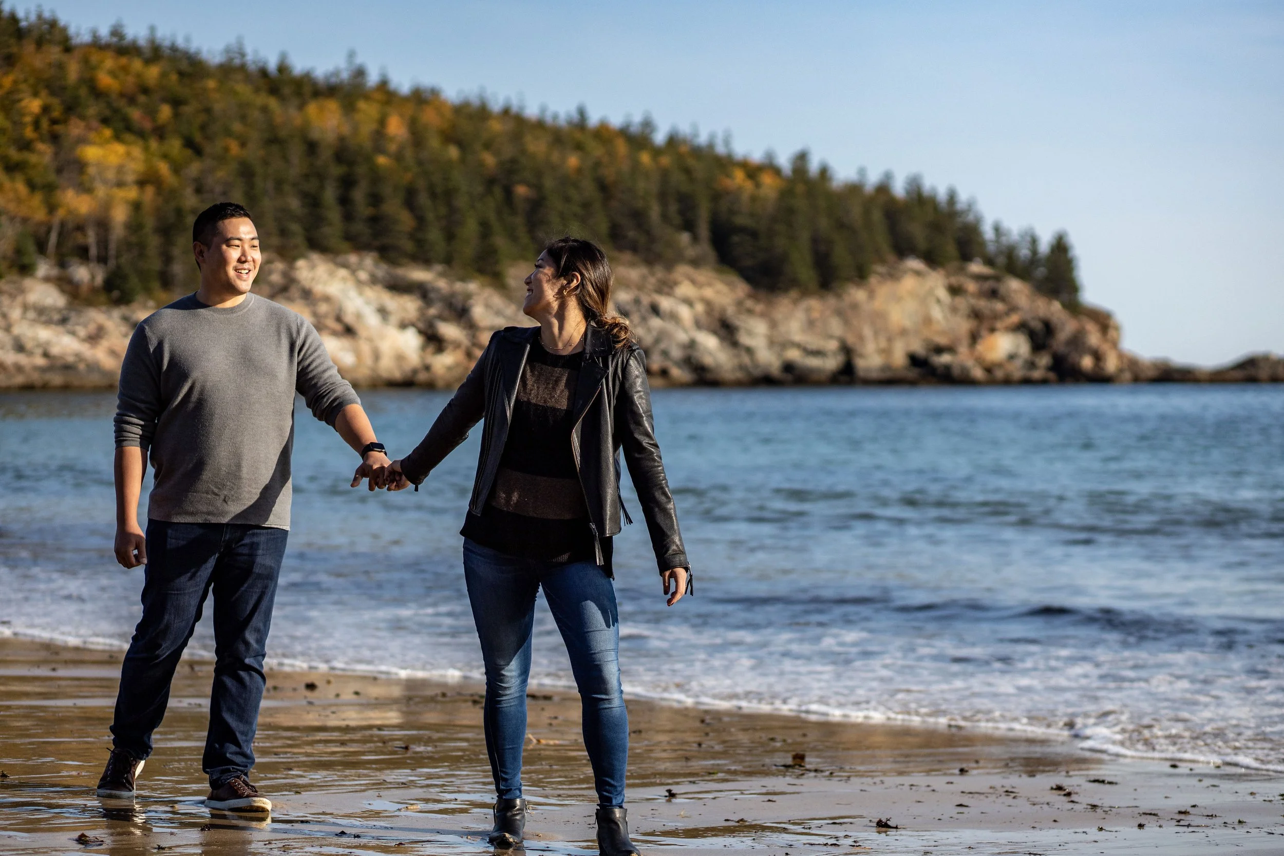 Agnes &amp; Peter | Acadia National Park Engagement Session