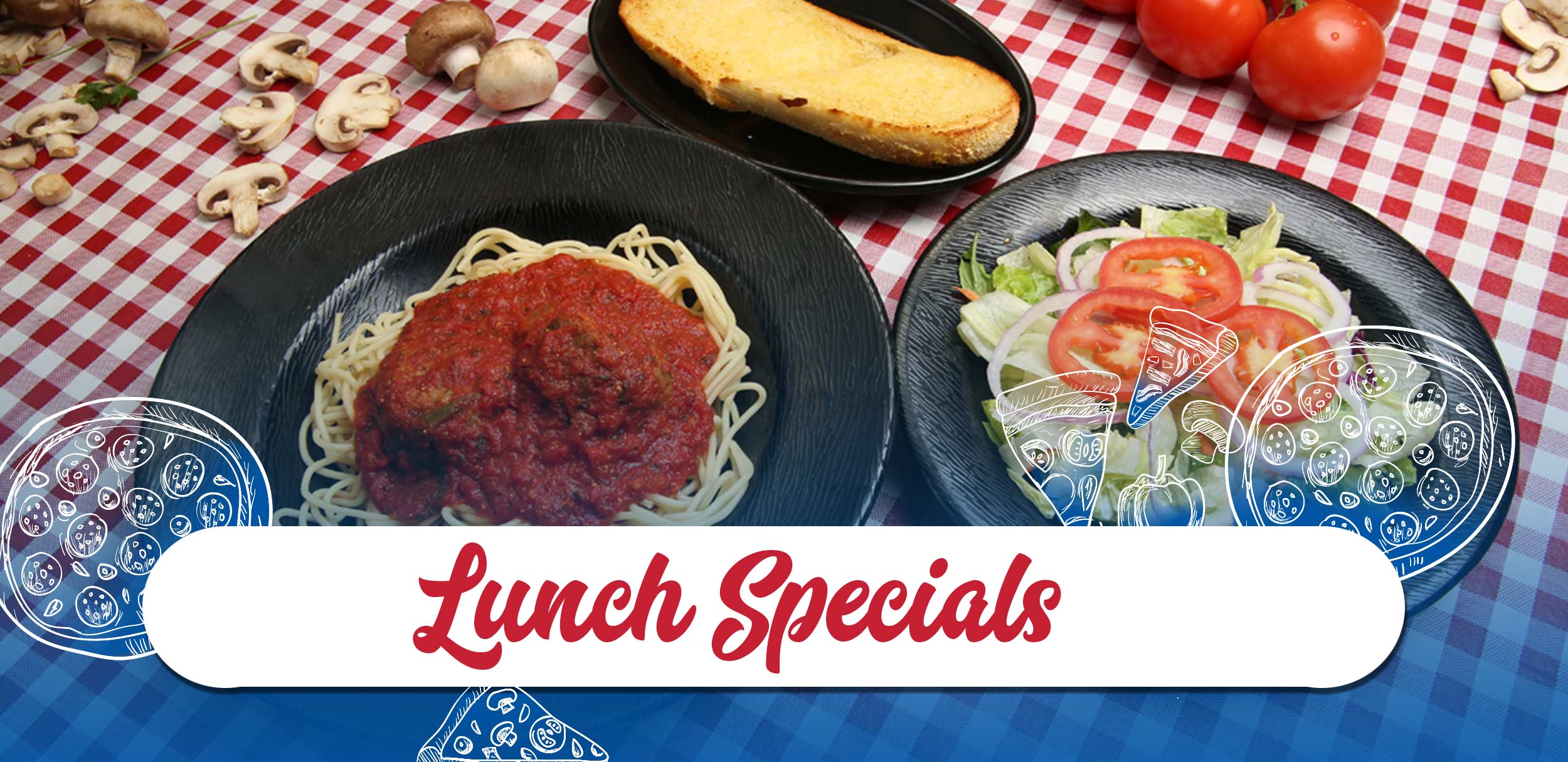 Lunch Specials Pizza Cottage Pizza Cottage