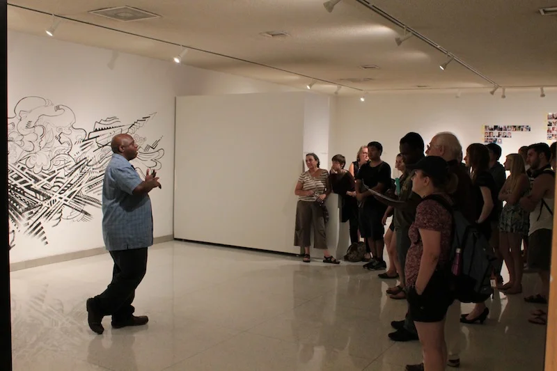 Gallery View, Stacey Robinson gives public lecture at opening reception
