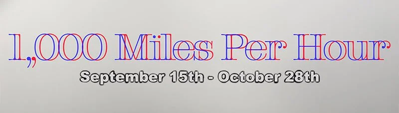Introductory Essay – 1000 Miles Per Hour