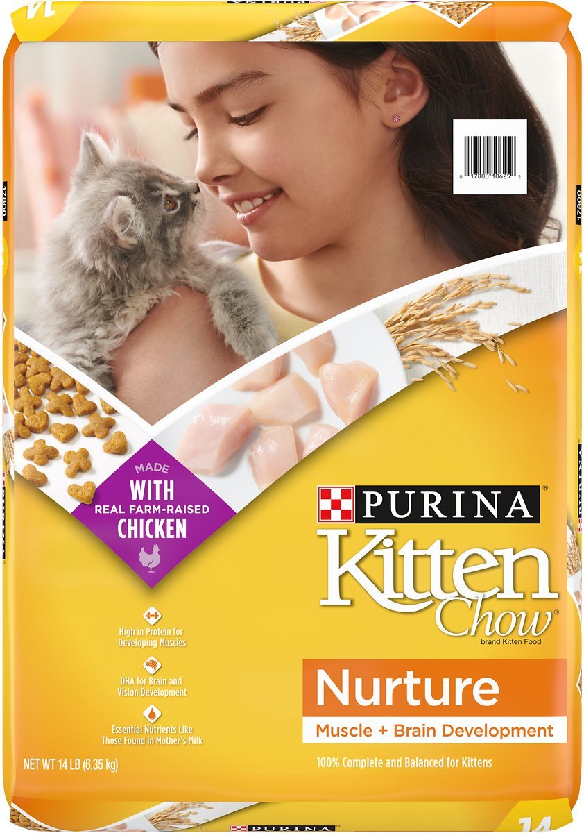 Kitten Chow Nurture Muscle &amp; Brain Development Dry Cat Food