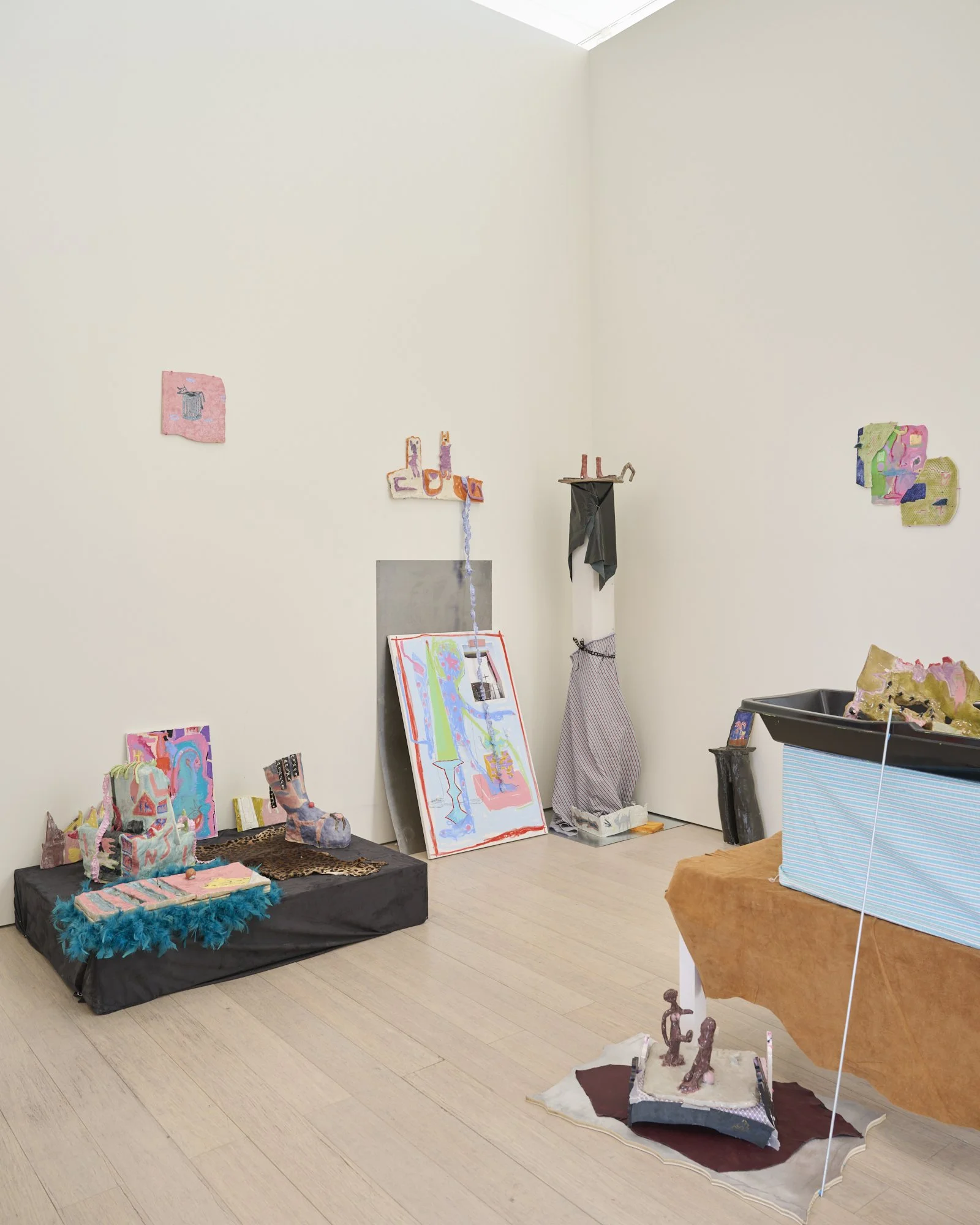 Installation view, Columbia University MFA Thesis Show, Wallach Art Gallery, New York, 2025.