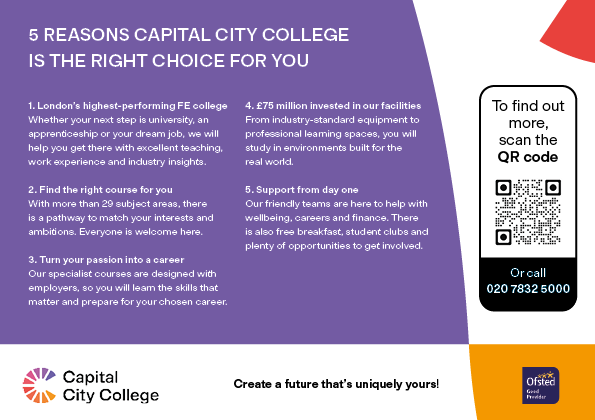 GCSE Results Day Flyer - Five reasons to choose CCCG.png