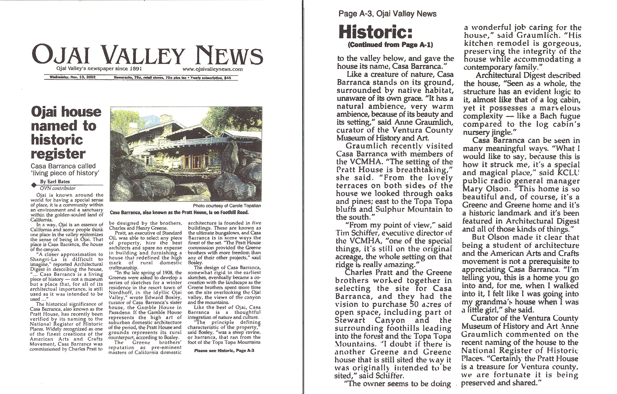 Ojai Valley News