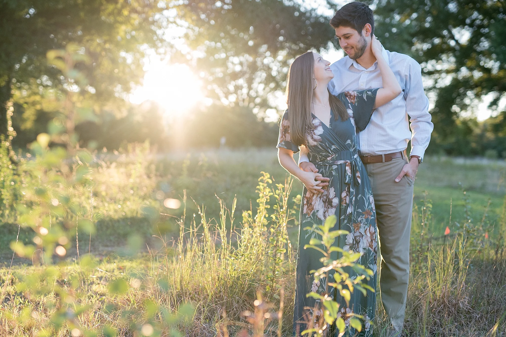 MEGAN &amp; DREW – DOWNTOWN RALEIGH &amp; DOROTHEA DIX PARK ENGAGEMENT SESSION – RALEIGH NC PHOTOGRAPHER