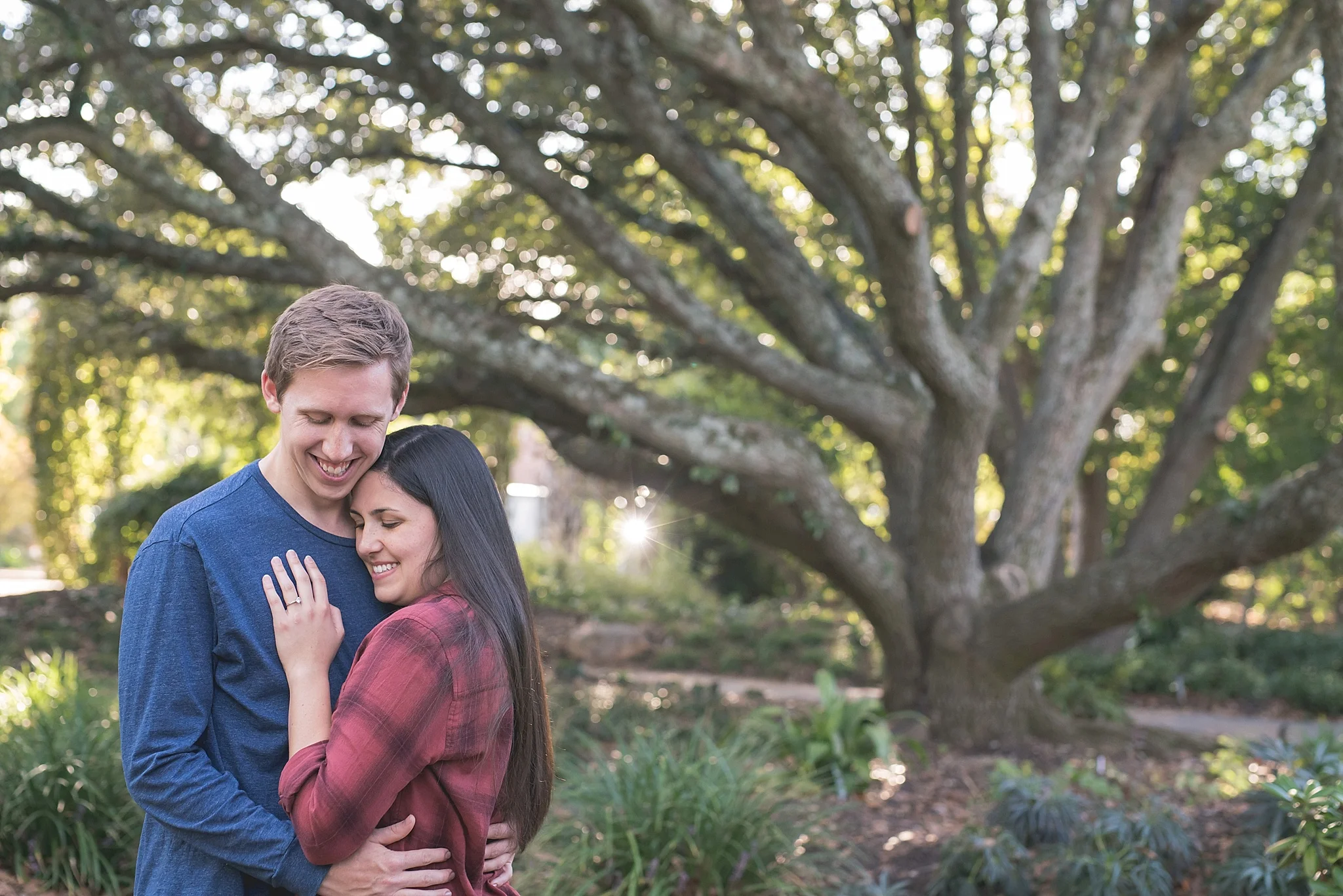 PAIGE &amp; COLDEN – JC RAULSTON ARBORETUM &amp; DOROTHEA DIX ENGAGEMENT SESSION – RALEIGH NC PHOTOGRAPHER