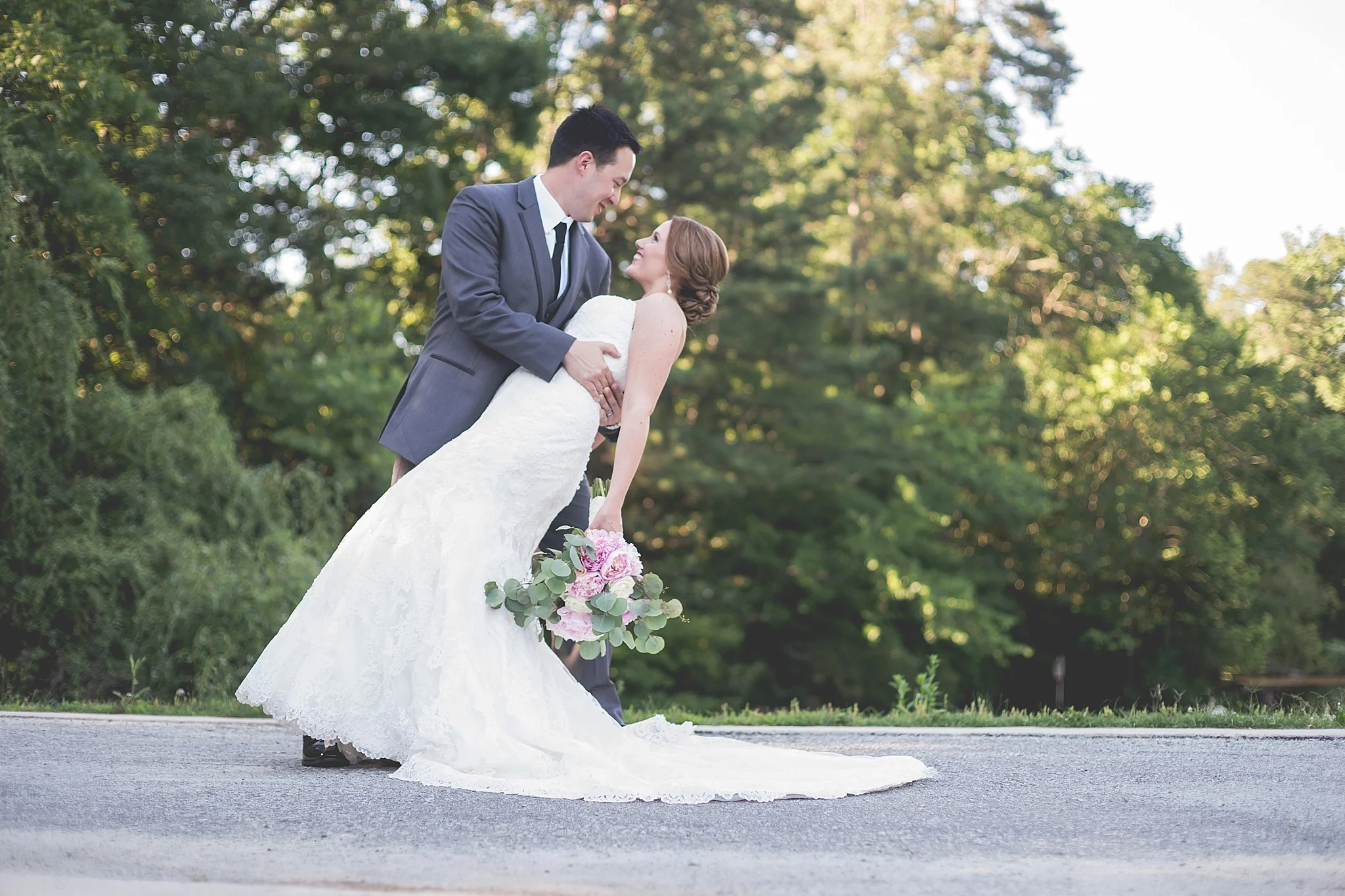 Page &amp; Michael - Duke Gardens Newlywed Session - Durham NC Photographer