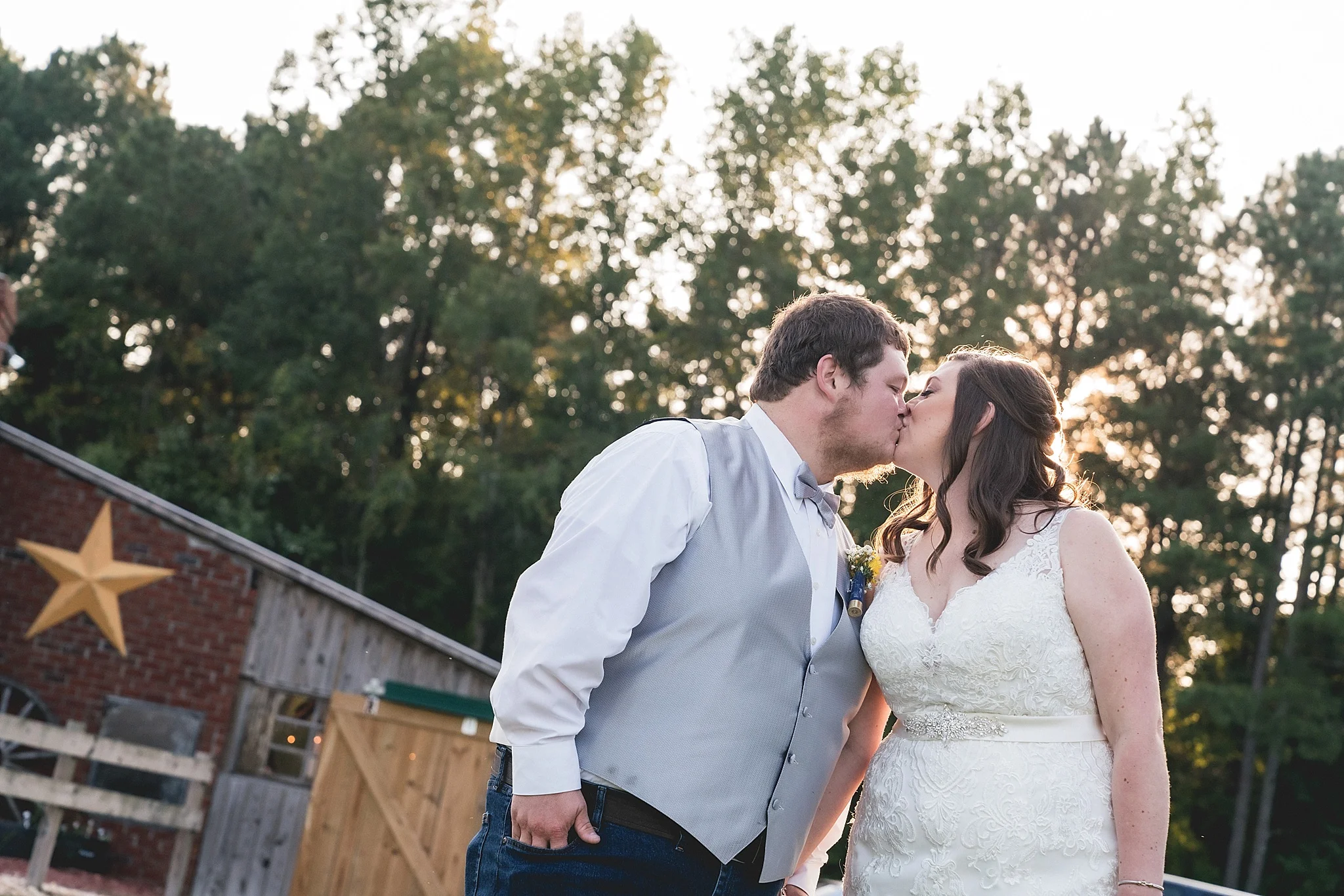 Kelsi &amp; Noah - Rose of Sharon Baptist Church &amp; Sunset Stables Wedding Day Sneak Peek - Martin County NC Photographer