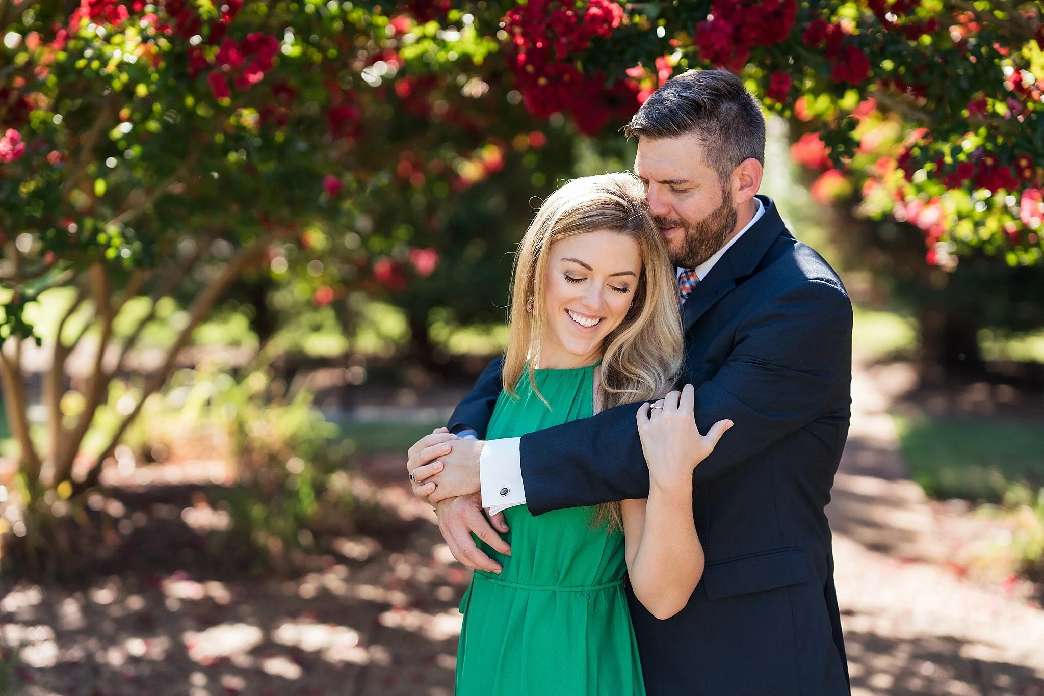 Sterling &amp; Steven - E. Carroll Joyner Park Engagement Session - Wake Forest NC Photographer