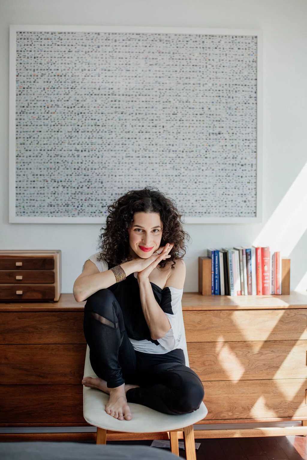 Jamie Greenwood smiles for the camera. Jamie offers leadership coaching services to women. Photo by Becca Henry