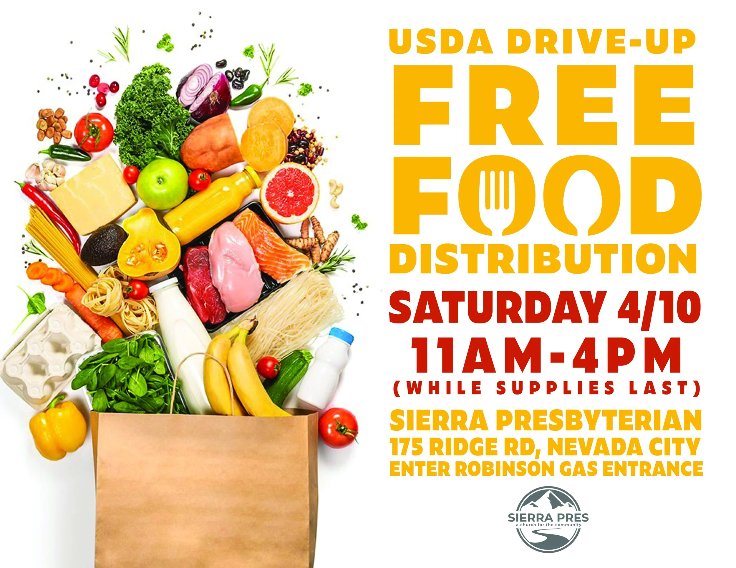 Drive-Up Food Distribution
