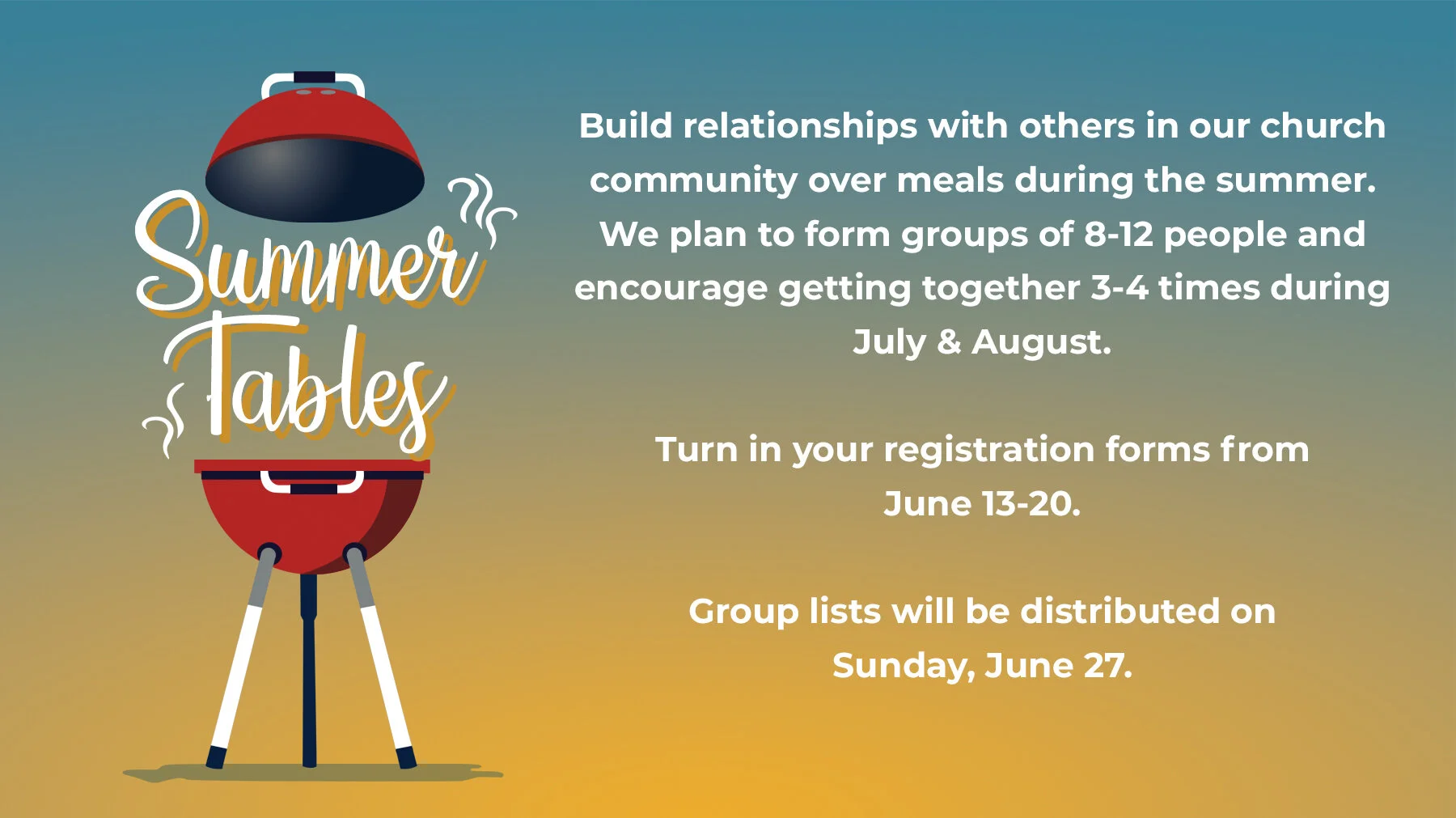 Summer Tables