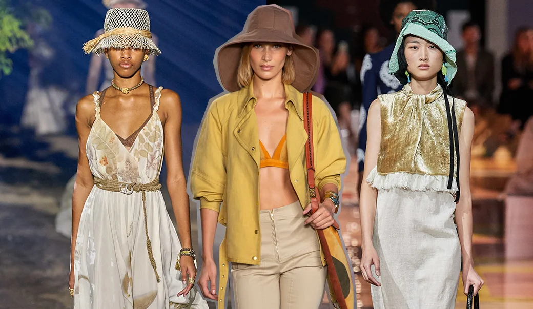 As seen on Christian Dior, Alberta Ferretti and Prada.
