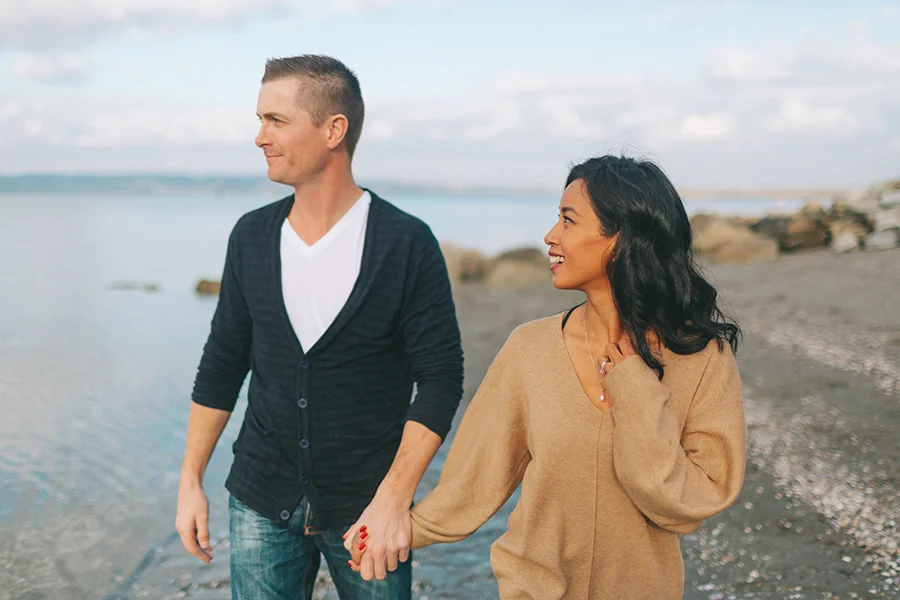 The Fox Family at Blackie Spit  