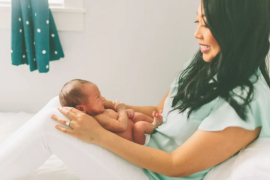 At Home with Baby Roman  