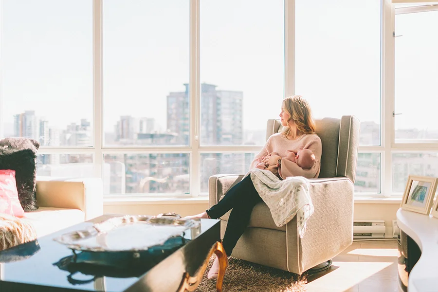 At Home with Baby Logan  