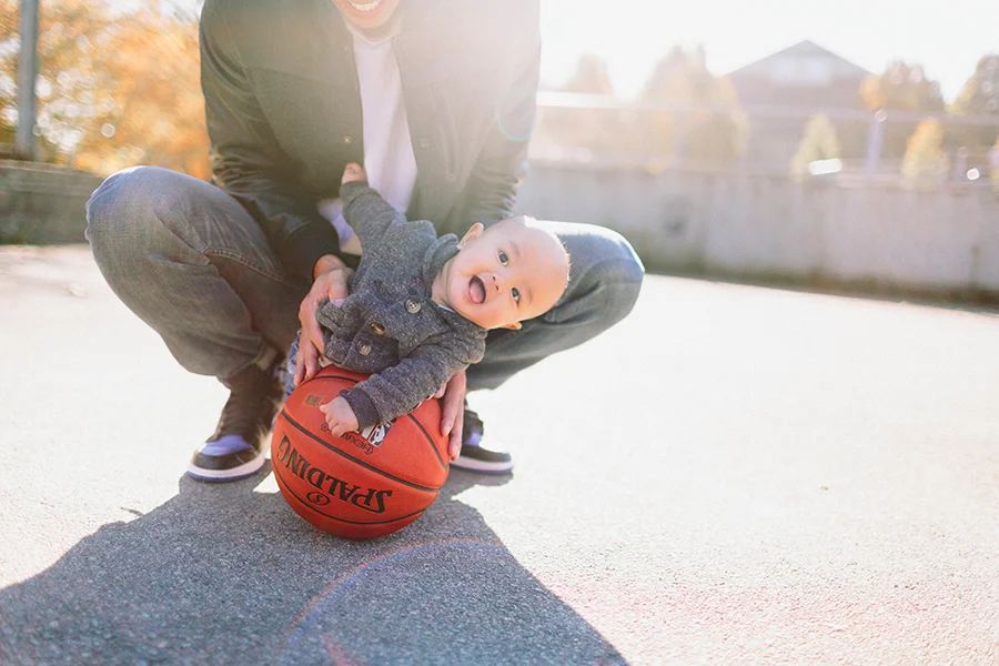 The Nguyen Lee Family at New Brighton Park  