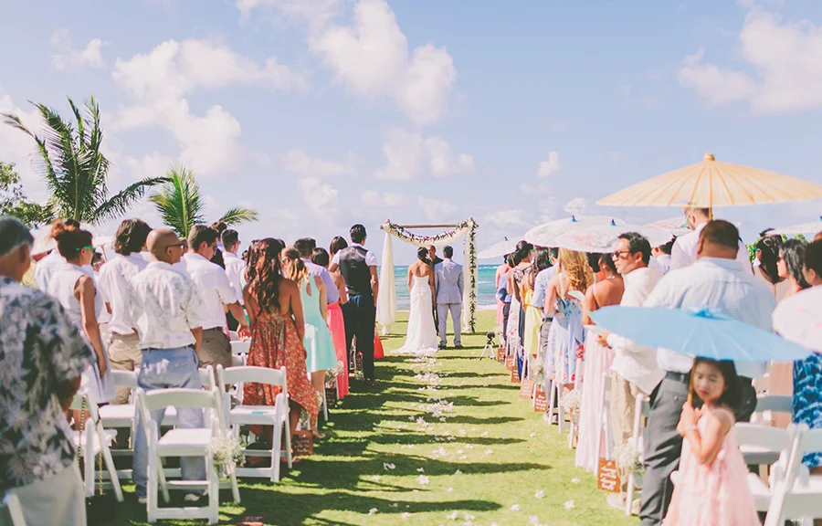 Sheryl + Eric's Loulu Palm Estate Wedding - Oahu  