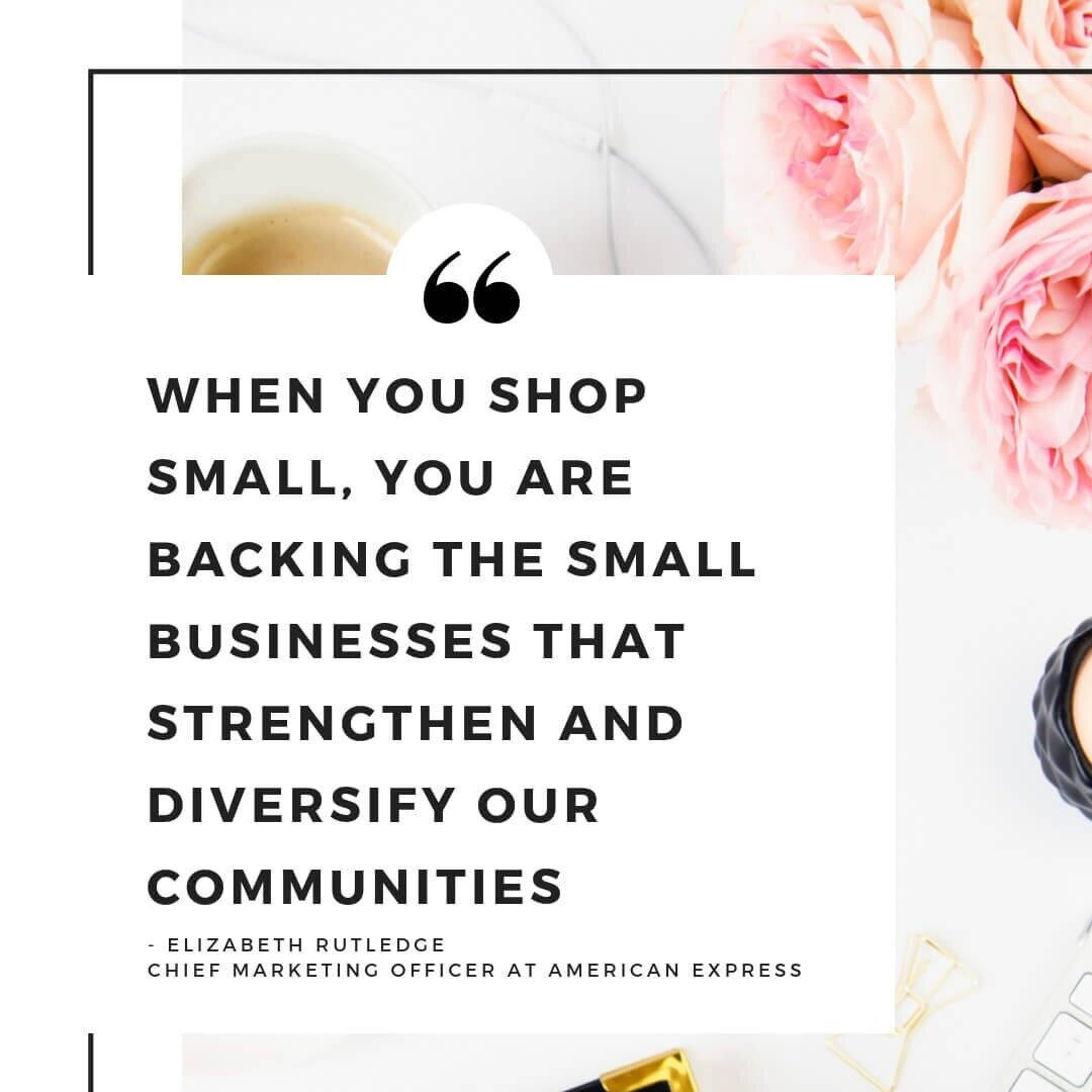 Seeing others encouraging people to Shop Local!