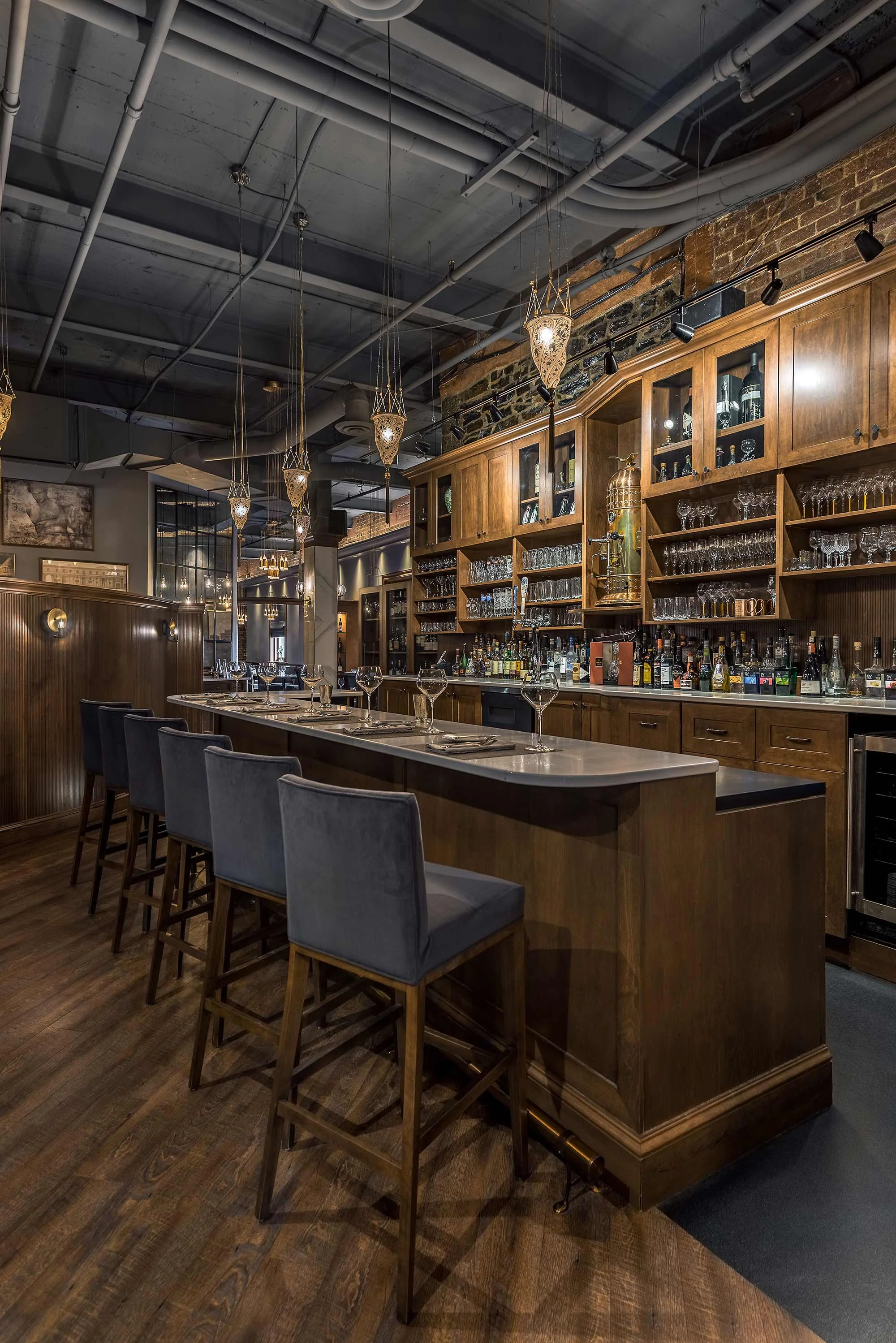 Industrial Interior Design Bar