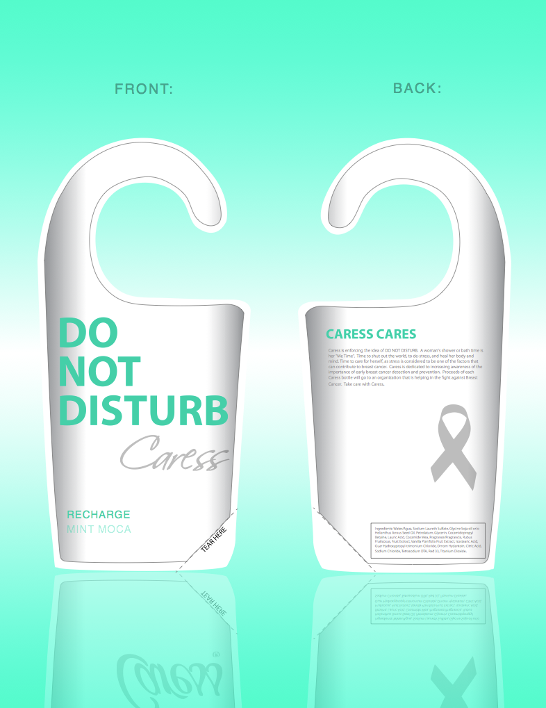 Door hanger that doubles as soap packaging