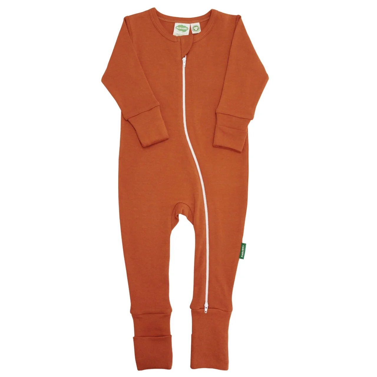 double zipper baby pajamas