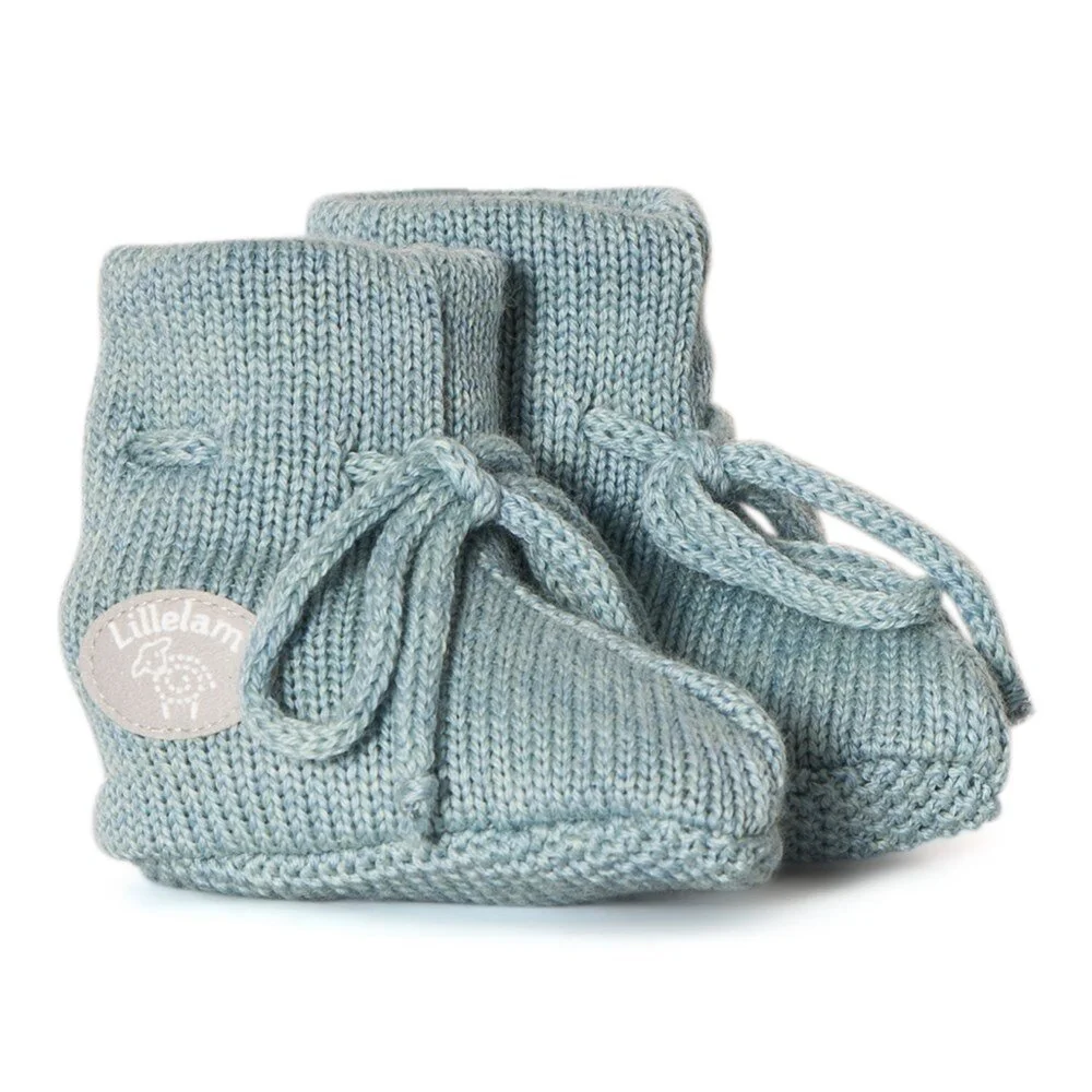 grey baby booties