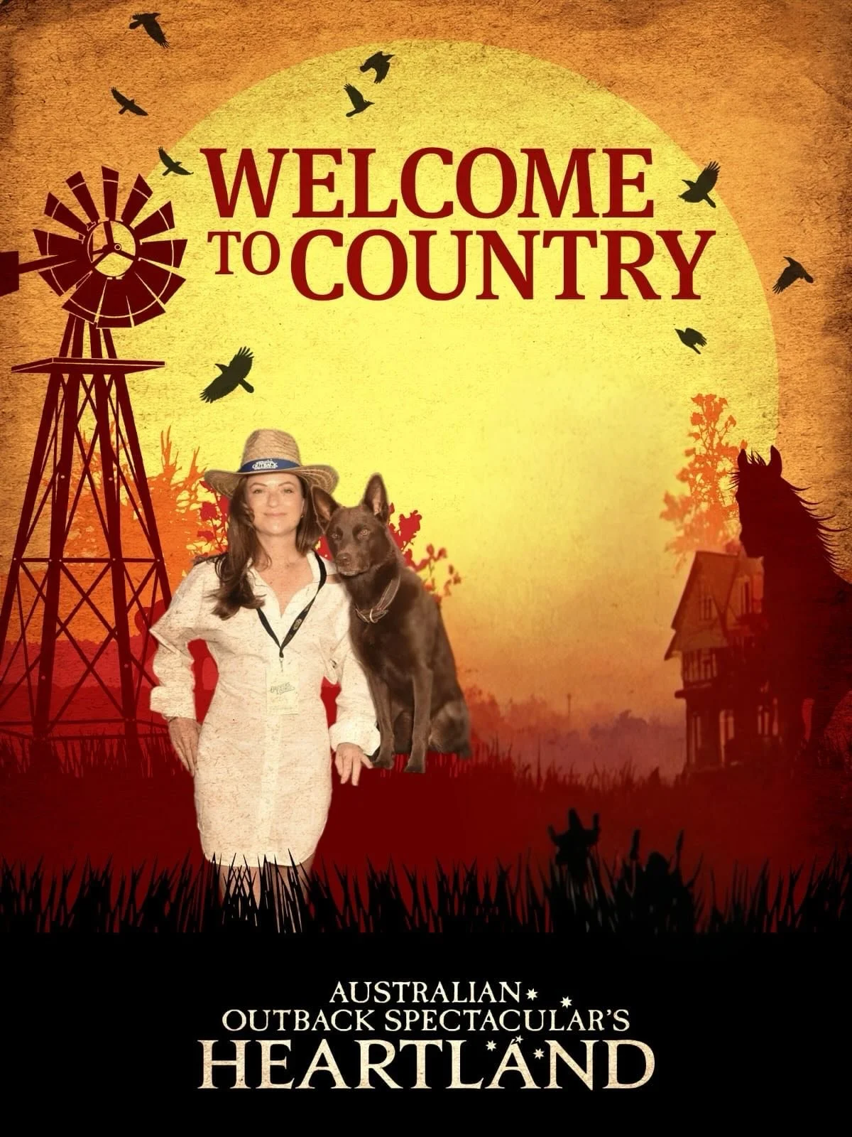 A red dog is always your best accessory 🐾