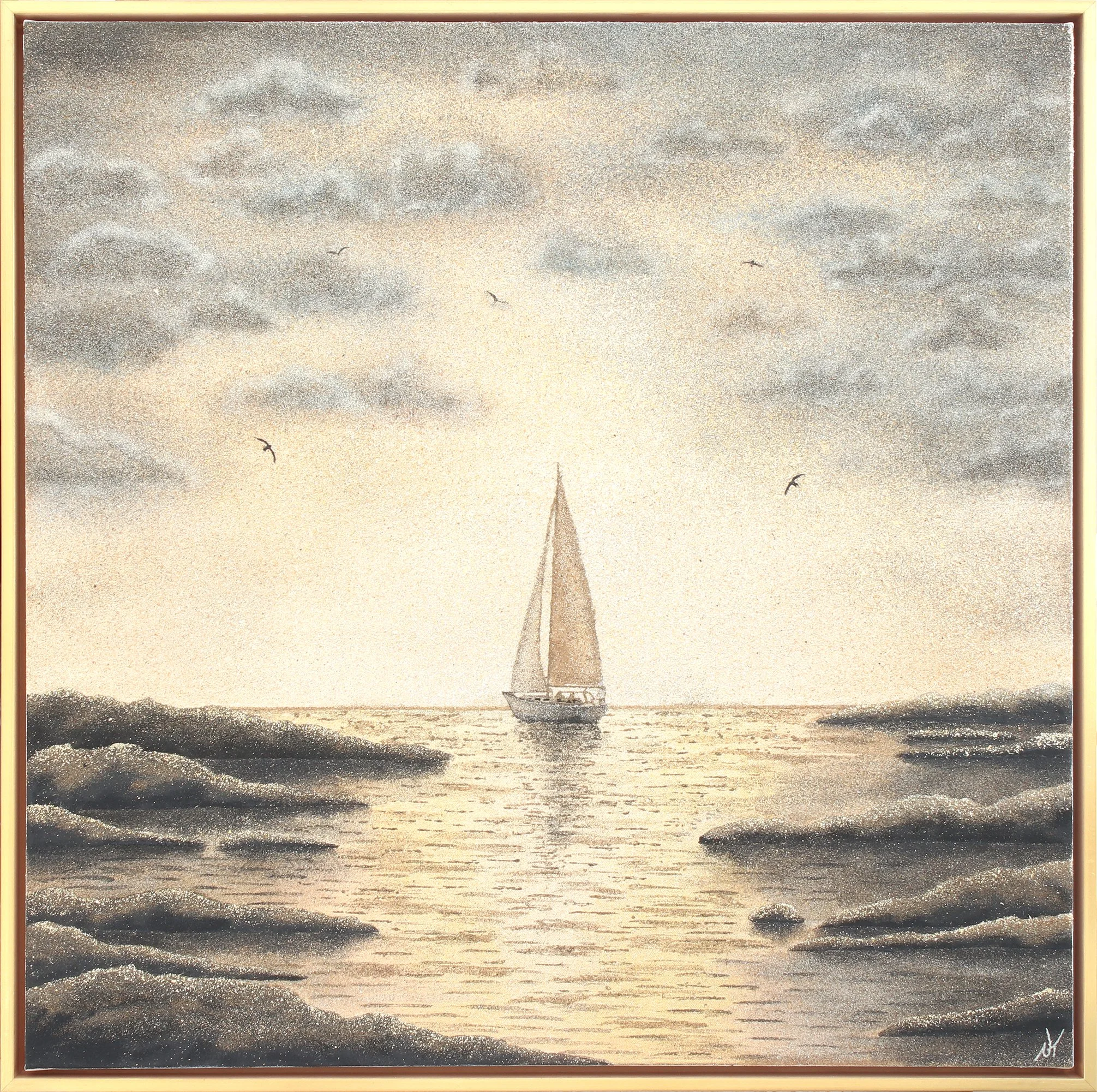 Gliding in Golden light