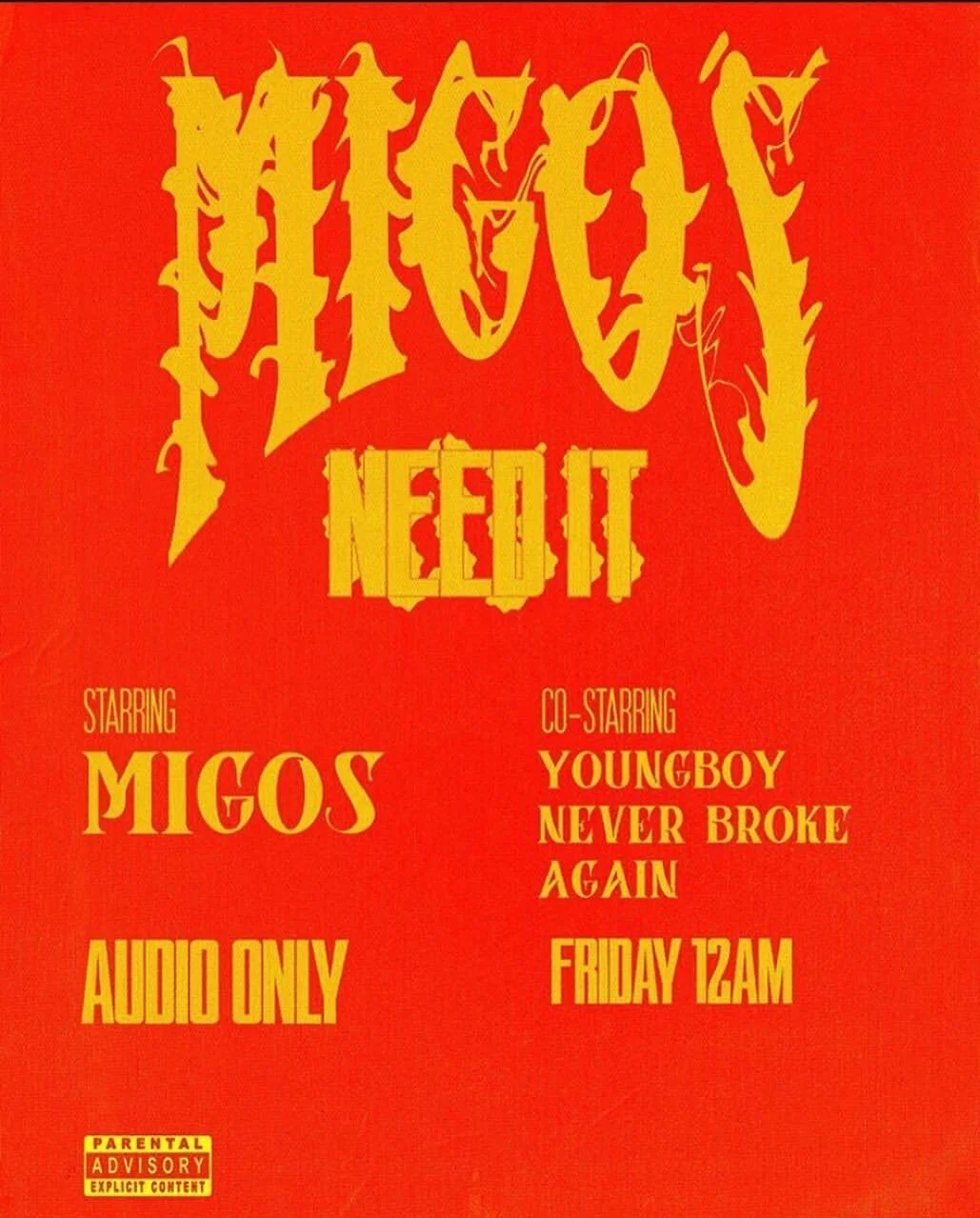 Migos ft Youngboy NBA "Need It"