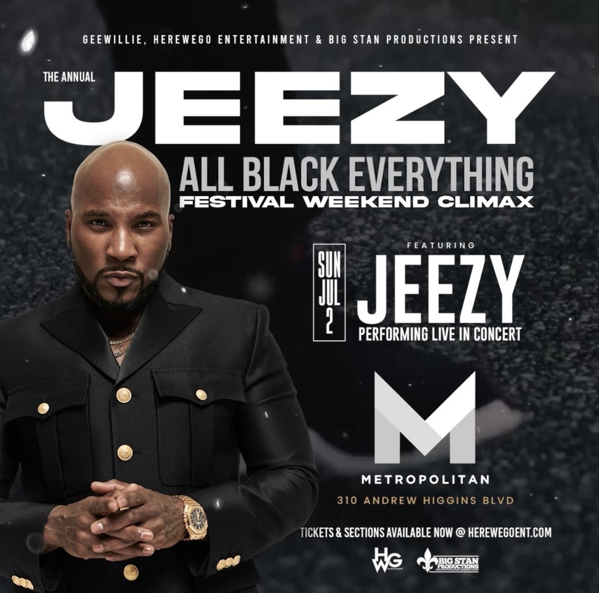 Jeezy's All Black Everything Festival Weekend Climax