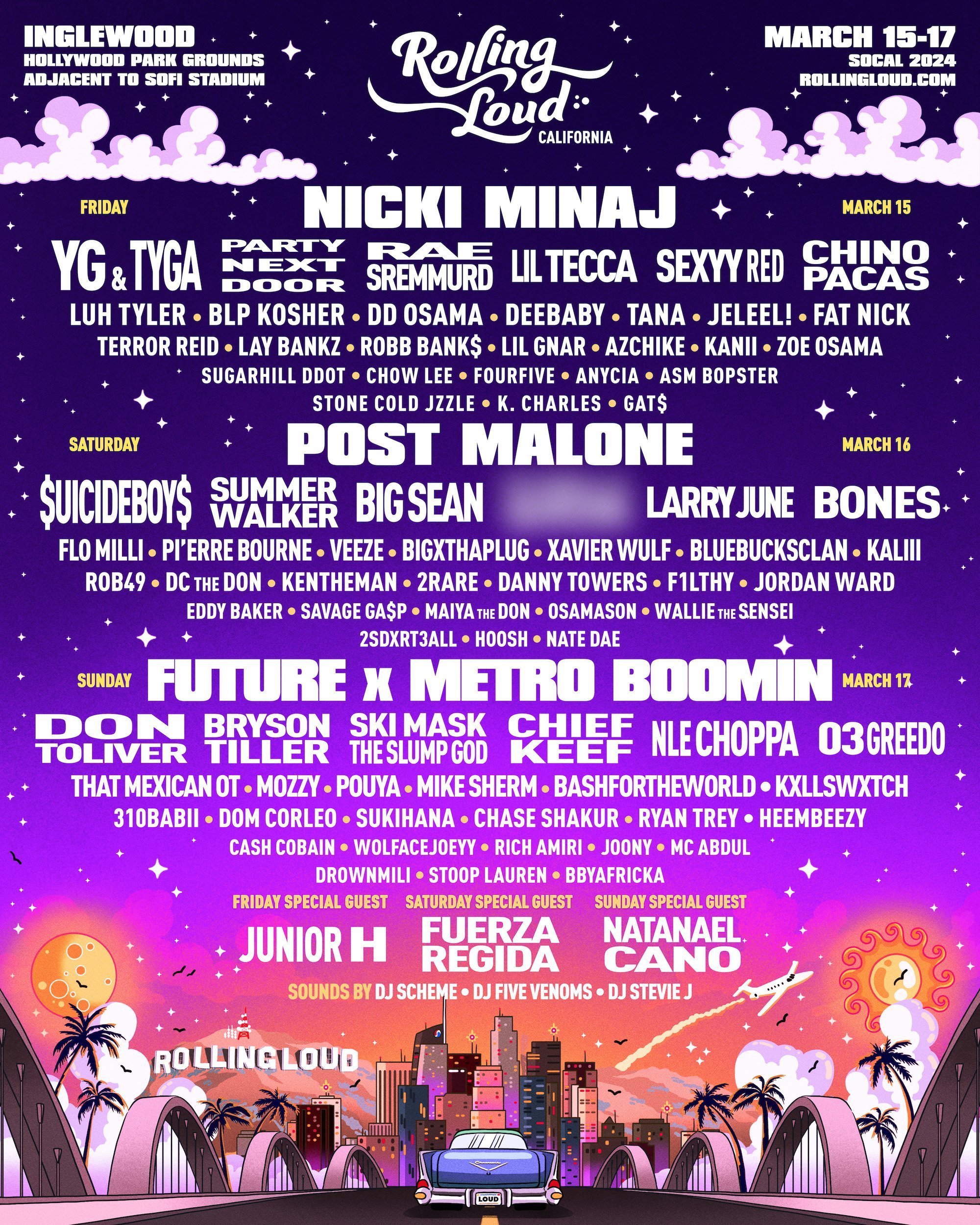 Rolling Loud California 2024 Inglewood, CA March 1517, 2024