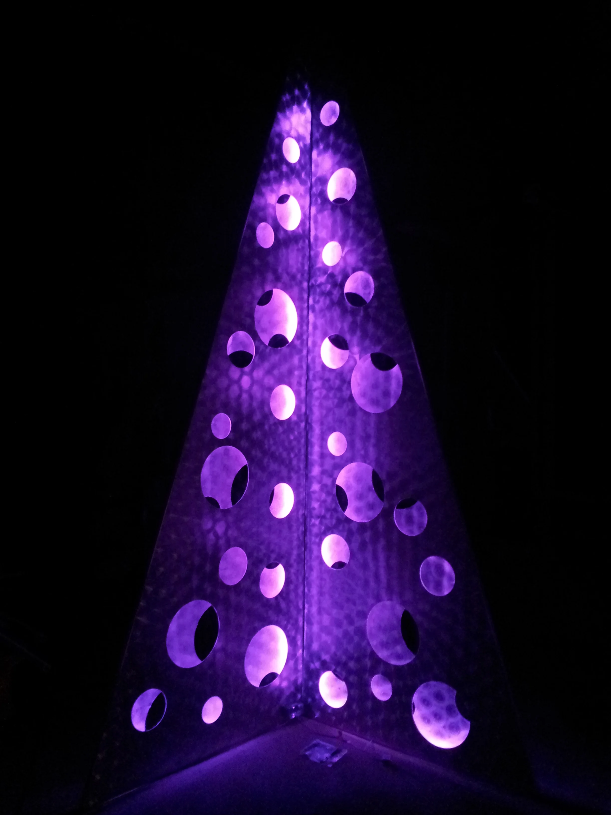 Purple LED Tree
