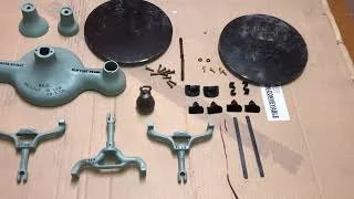 Rehabbing Detecto Balance Scale with baby green color