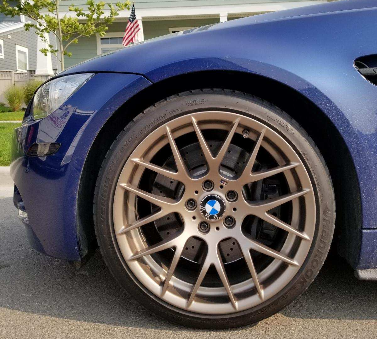 BMW M3 after wheel painting