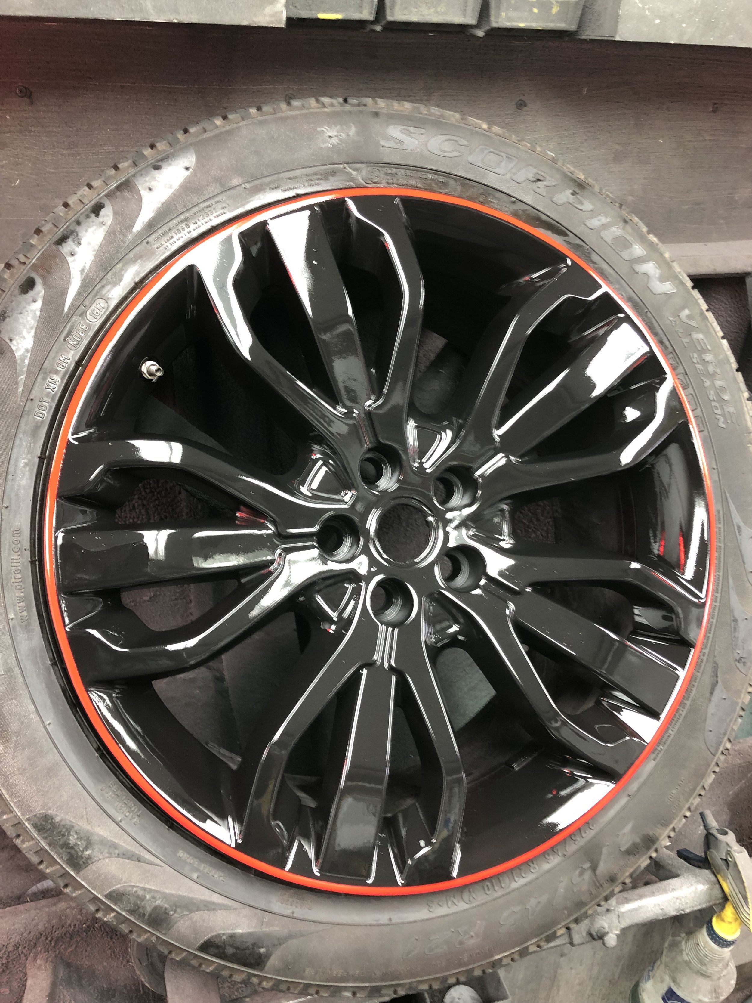 Wheel paint upgrade