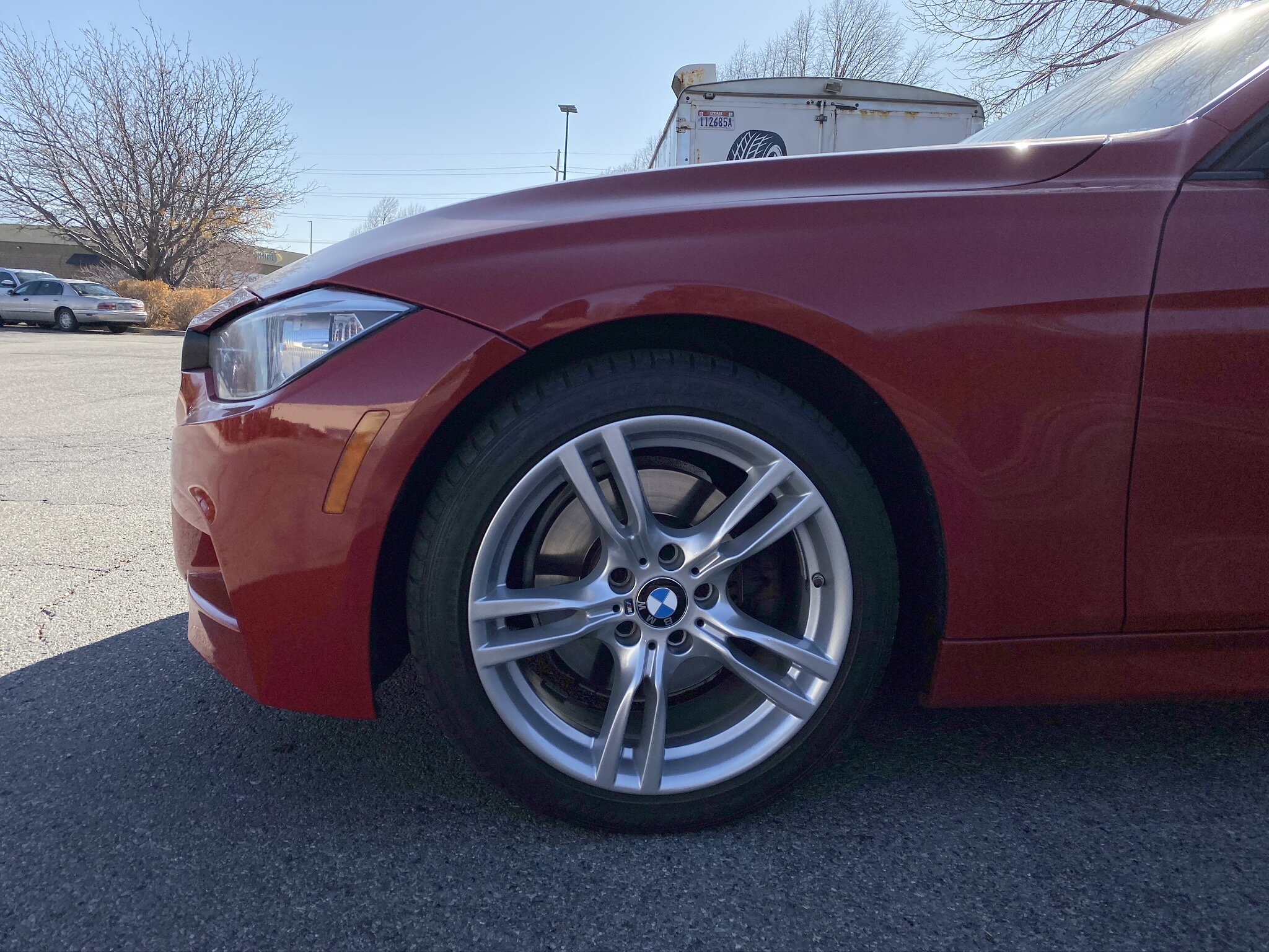 BMW 3 Series after wheel repair &amp; paint