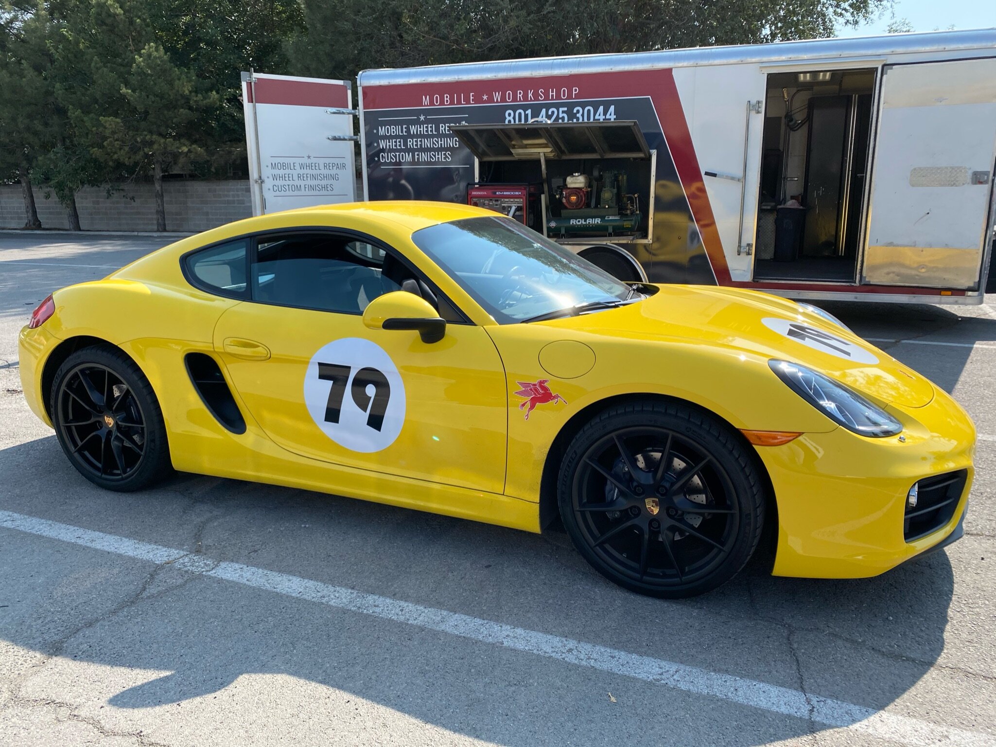 Porsche Cayman after