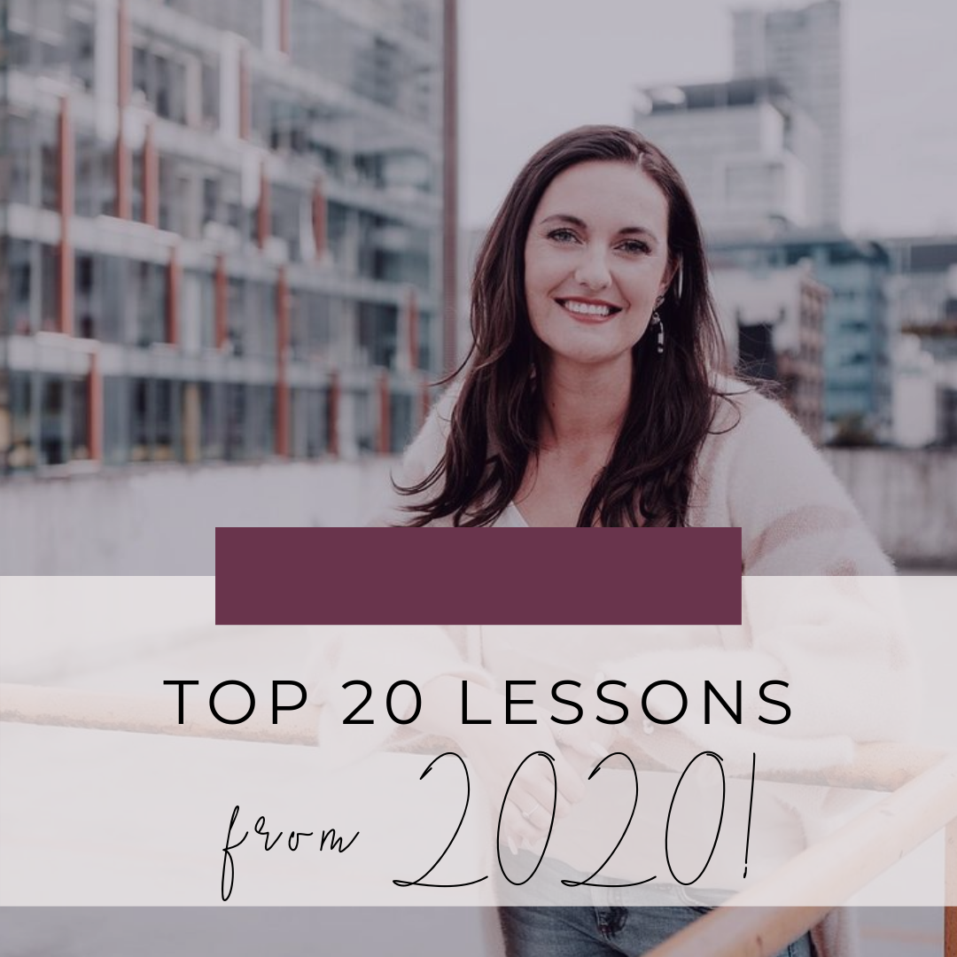 Top 20 Lessons from 2020