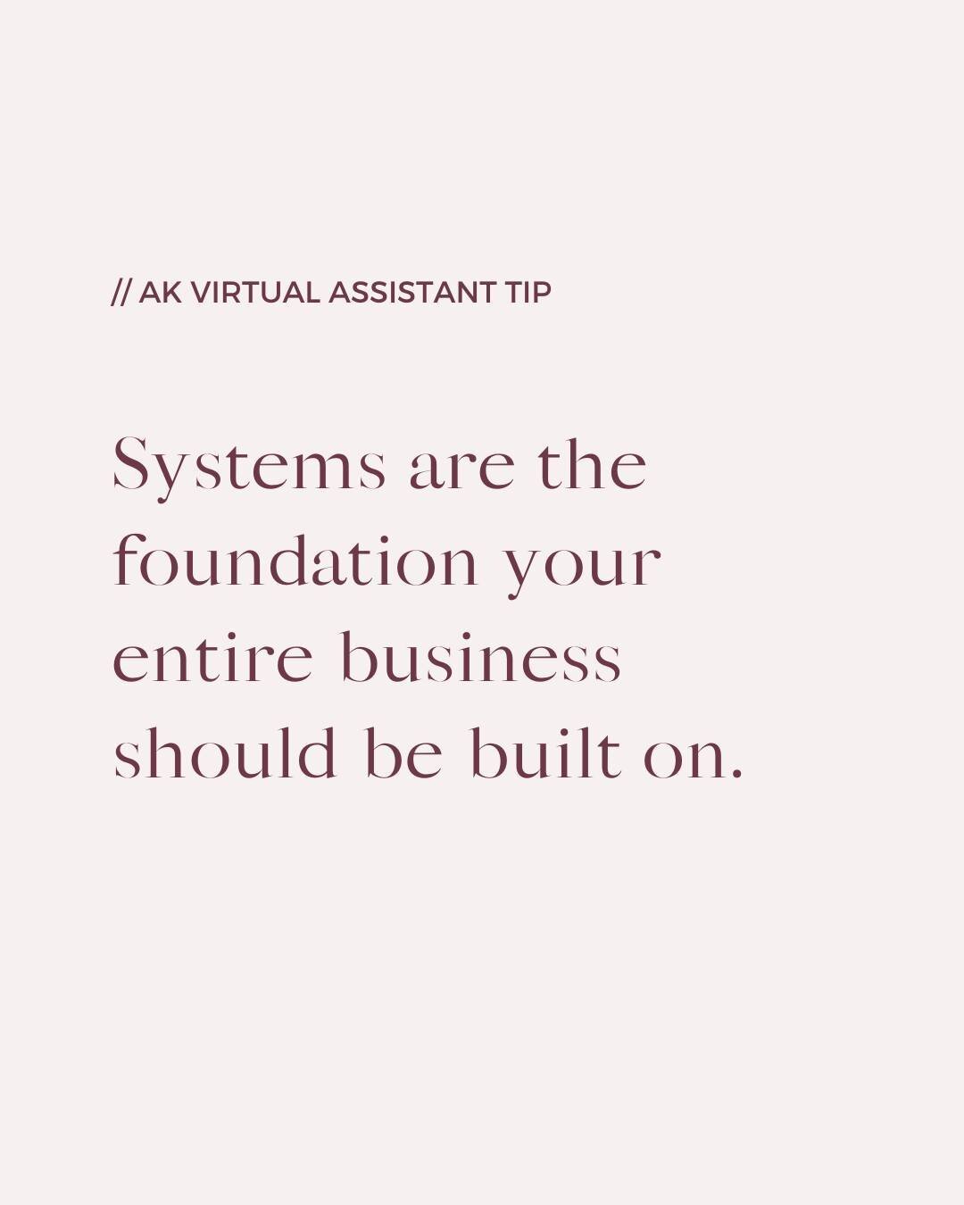 The one thing that will allow your business to scale with ease and joy. &darr;⁠
⁠
Whether you&rsquo;re a brand new entrepreneur just getting started or you&rsquo;ve been in business for some time, there&rsquo;s one thing you absolutely must build out