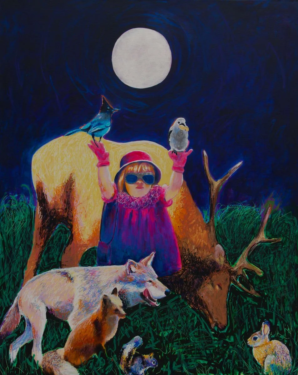 paintings featuring ANIMALS & BIRDS