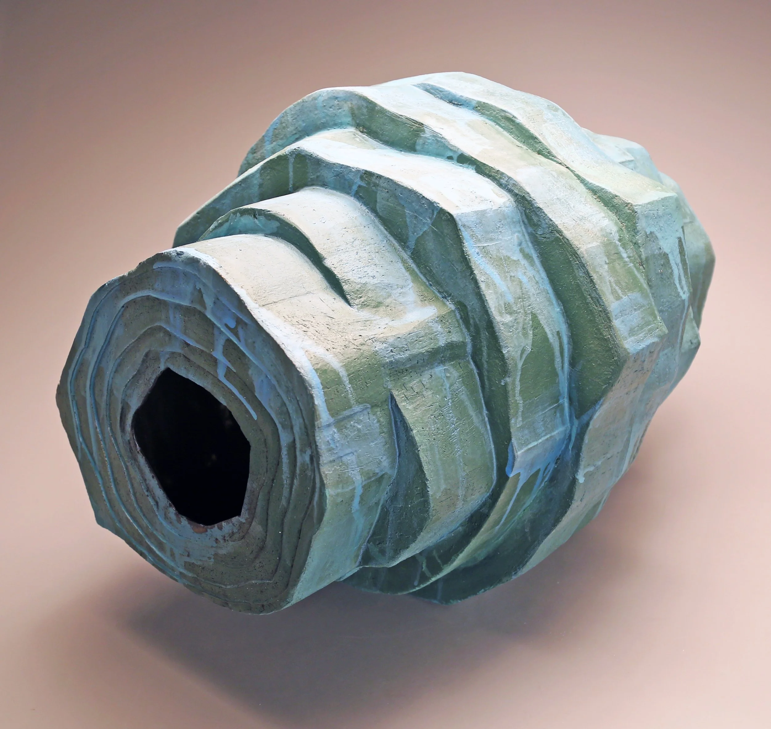 Blue:Green Stepped Vessel-2.JPG