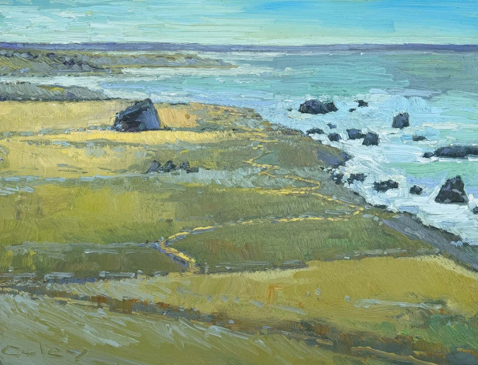 Between Jenner and Goat Rock, 48x36.jpg