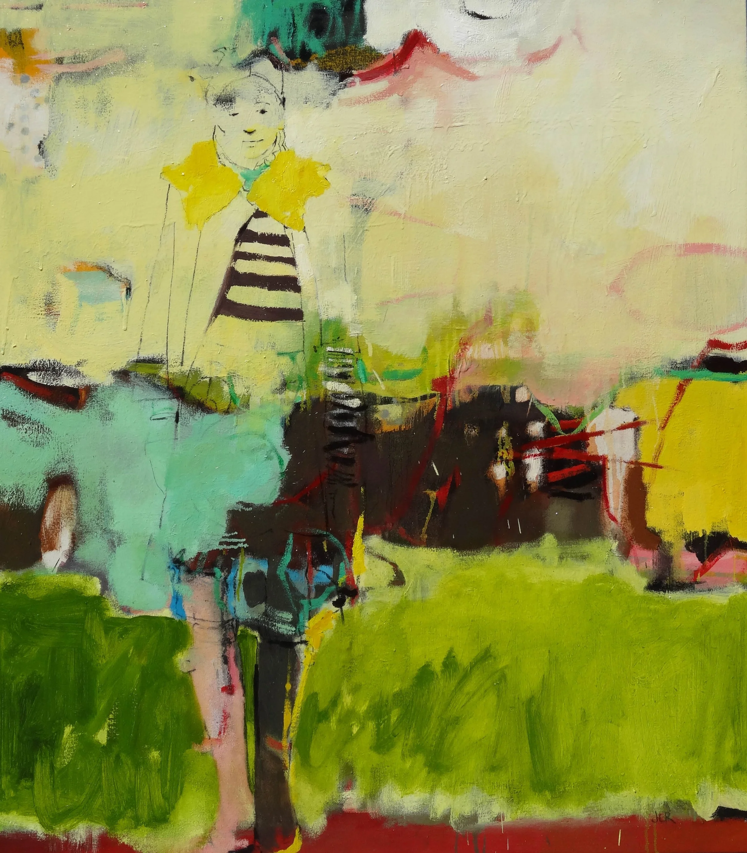 springs first view  oil on canvas  40x45.JPG