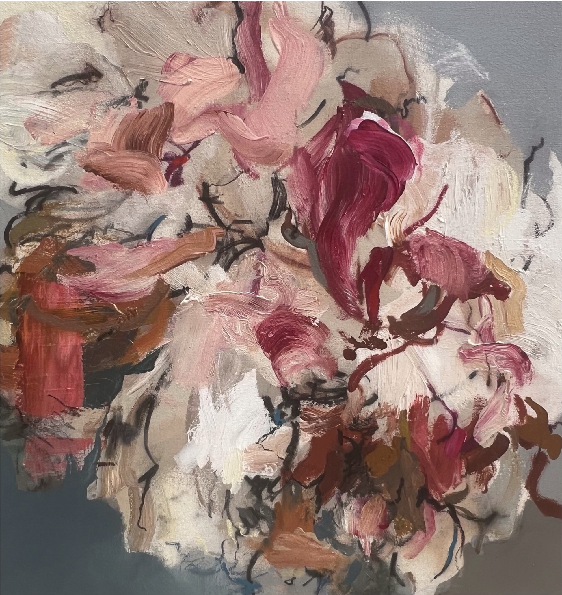 Jennifer Rasmusson, Murmur Trace, acrylic, pastel and charcoal on canvas, 30x30 in..png