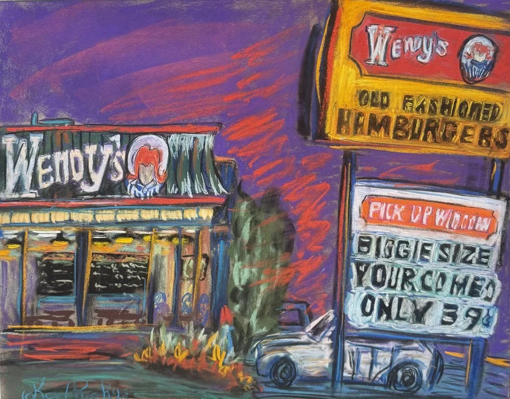 Kent+Rich,+Wendy's+Restaurant,+pastel+on+paper,+9.5x16+in,+$800.jpeg